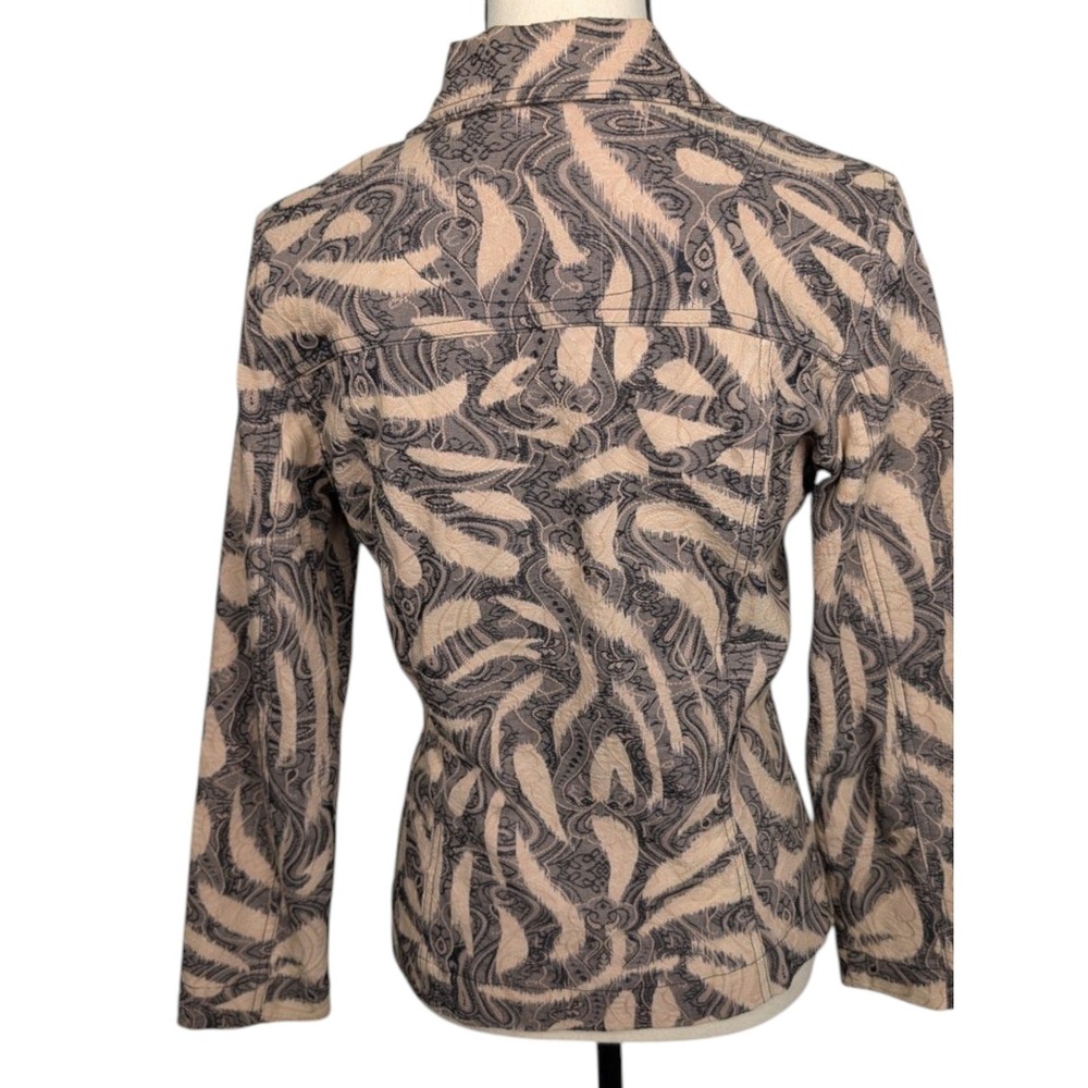 Baxter & Wells Petite Jacquard Paisley Jacket PS  Lightweight Textured‎ - Picture 3 of 7